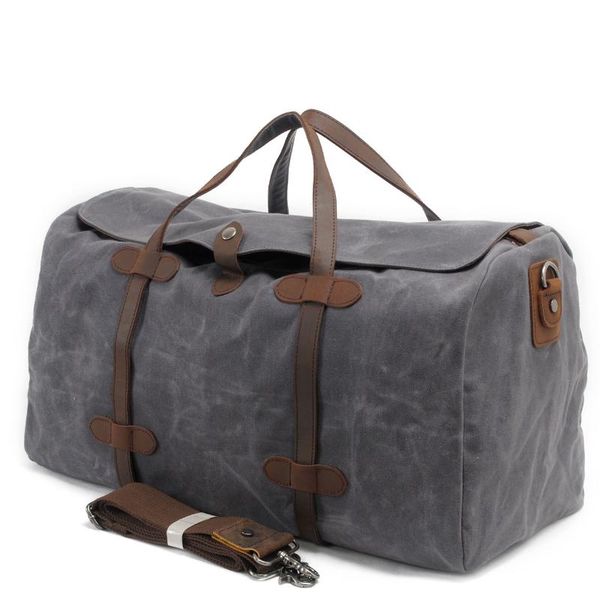 vintage wax cotton canvas leather travel luggage bag large capacity weekend overnight men zip hand duffel bags
vintage wax cotton canvas leather travel luggage bag large capacity weekend overnight men zip hand duffel bags