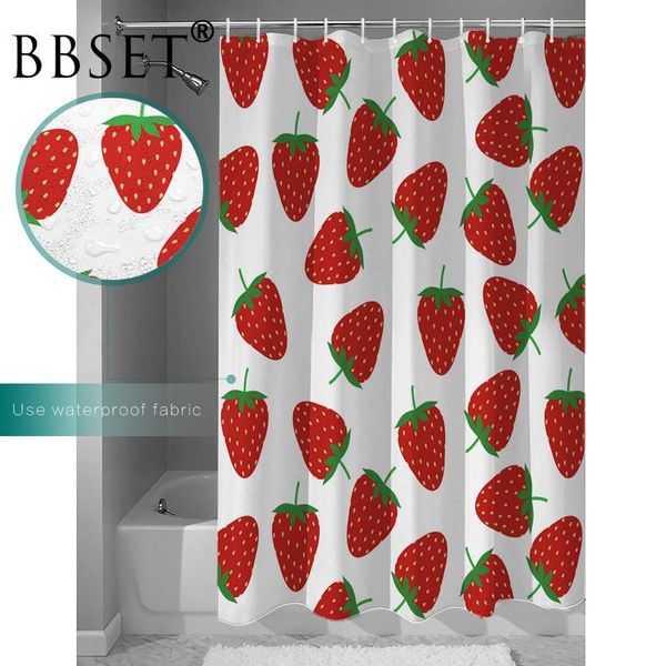 red strawberry pattern waterproof shower curtain delicious multi-size douchegordijn bathroom decor with 12 hooks curtains
red strawberry pattern waterproof shower curtain delicious multi-size douchegordijn bathroom decor with 12 hooks curtains