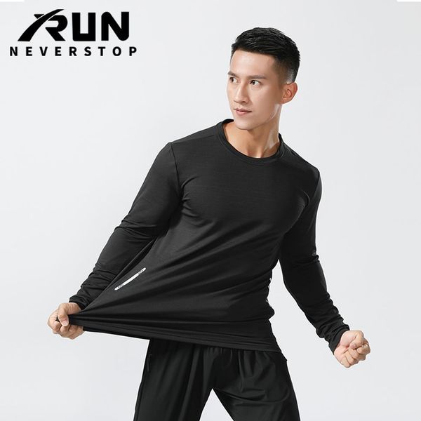 autumn long sleeve bottoming shirt round neck pullover casual sports t-shirt men's fitness running elastic basic top, White
autumn long sleeve bottoming shirt round neck pullover casual sports t-shirt men's fitness running elastic basic top, White
