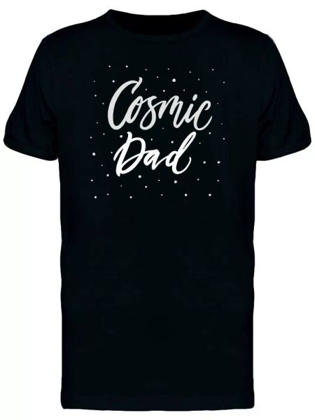 cosmic dad lettering graphic men's tee -image by shutterstock, White;black
cosmic dad lettering graphic men's tee -image by shutterstock, White;black