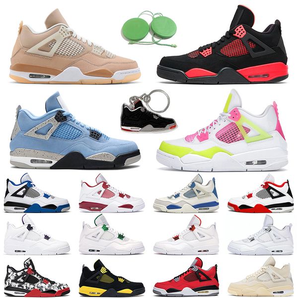 men women jumpman 4 retro basketball shoes lemon pink jumpman4s university blue white oreo black cat fire red thunder lighing trainer
men women jumpman 4 retro basketball shoes lemon pink jumpman4s university blue white oreo black cat fire red thunder lighing trainer