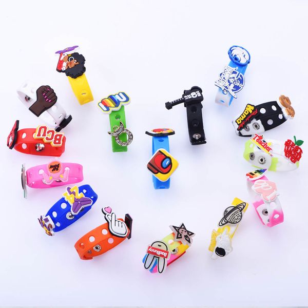 wholesale rubber wristband pvc watch band charm bracelets 180mm size bad bunny for kids hand dorations, White;pink
wholesale rubber wristband pvc watch band charm bracelets 180mm size bad bunny for kids hand dorations, White;pink