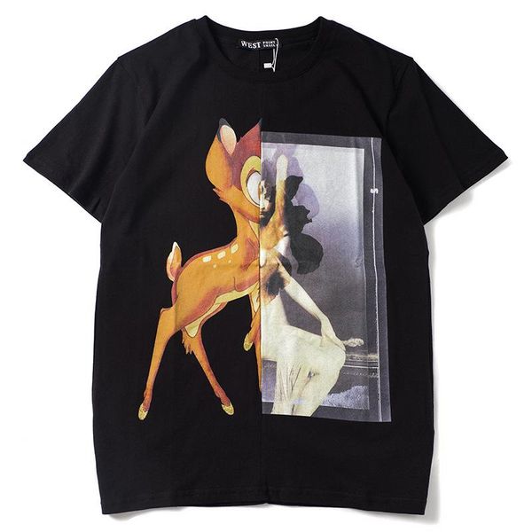 men's t-shirts 2021 short sleeve tee shirt deer printed t shirts men clothing summer fashion streetwear loose style o-neck casual t-shi, White;black
men's t-shirts 2021 short sleeve tee shirt deer printed t shirts men clothing summer fashion streetwear loose style o-neck casual t-shi, White;black