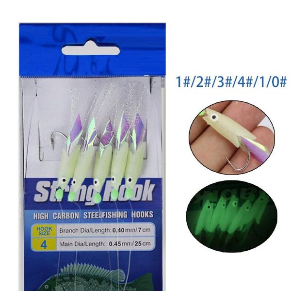 fishing hooks 1pc string hook sets 5 in 1 soft lure bait rigs luminous ocs fish head accessories size1/0# 1# 2# 3# 4#
fishing hooks 1pc string hook sets 5 in 1 soft lure bait rigs luminous ocs fish head accessories size1/0# 1# 2# 3# 4#