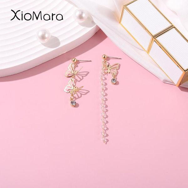 stud 1 pair butterfly earrings asymmetric shape long beaded for women unusual 2021 trend jewelry fashion, Golden;silver
stud 1 pair butterfly earrings asymmetric shape long beaded for women unusual 2021 trend jewelry fashion, Golden;silver