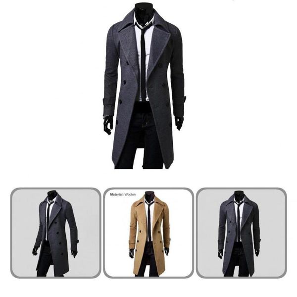 men's jackets trench coat casual temperament lapel coldproof thick for daily wear long, Black;brown
men's jackets trench coat casual temperament lapel coldproof thick for daily wear long, Black;brown
