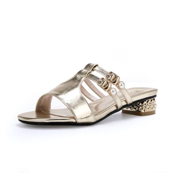 slippers pqecfs big size 32-43 2021 summer fashion women solid pearl & buckle peep toe med heels sandals 2 colors, Black
slippers pqecfs big size 32-43 2021 summer fashion women solid pearl & buckle peep toe med heels sandals 2 colors, Black