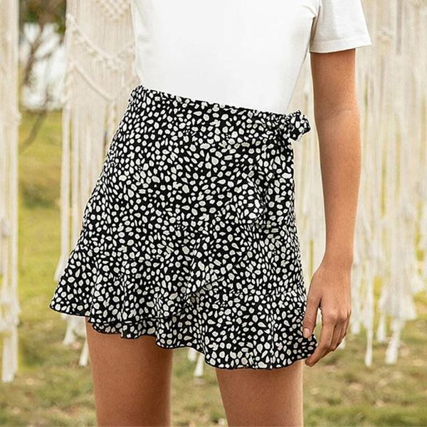 women summer mini skirts high waist versatile slim bandage ruffled polka dot skirt black short casual streetwear party
women summer mini skirts high waist versatile slim bandage ruffled polka dot skirt black short casual streetwear party