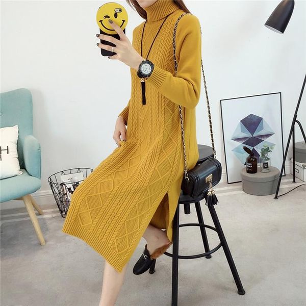 casual dresses turtleneck sweater dress 2021 autumn winter brief high neck long sleeve stretch bodycon knitted for women, Black;gray
casual dresses turtleneck sweater dress 2021 autumn winter brief high neck long sleeve stretch bodycon knitted for women, Black;gray