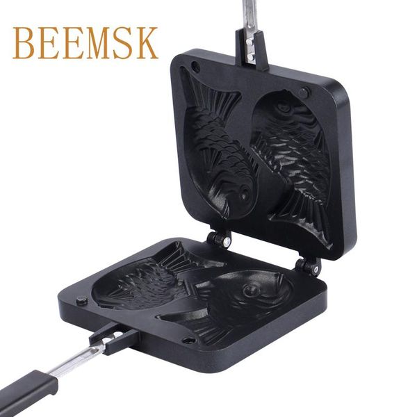 baking moulds beemsk 2 molds fish shaped waffle pan japanese fish-shaped bakeware non-stick biscuit cake bake gas stove
baking moulds beemsk 2 molds fish shaped waffle pan japanese fish-shaped bakeware non-stick biscuit cake bake gas stove