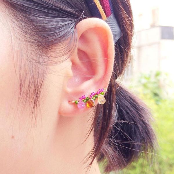 clip-on & screw back genuine multi tourmalines drop diopsides lab-created rubys handmade earrings delicate jewelry, Silver
clip-on & screw back genuine multi tourmalines drop diopsides lab-created rubys handmade earrings delicate jewelry, Silver