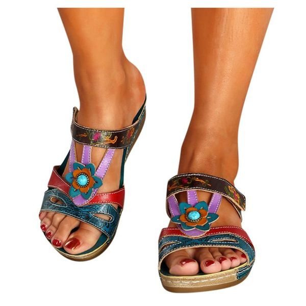 womens open toe bosnian ethnic style sandals casual beach shoes wedges slippers comfort female fashion, Black
womens open toe bosnian ethnic style sandals casual beach shoes wedges slippers comfort female fashion, Black