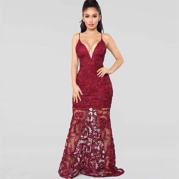casual dresses arrival women wine red lace dress fashion spaghetti strap bodyocn maxi evening party vestidos wholesale, Black;gray
casual dresses arrival women wine red lace dress fashion spaghetti strap bodyocn maxi evening party vestidos wholesale, Black;gray