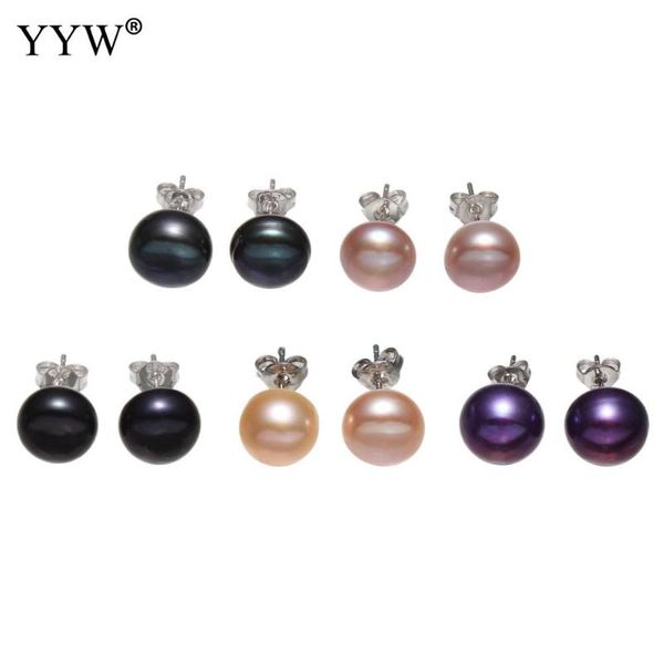 stud yyw natural pearl earring for women 9-12mm purple pink black blue freshwater pearls pendientes mujer moda 2021, Golden;silver
stud yyw natural pearl earring for women 9-12mm purple pink black blue freshwater pearls pendientes mujer moda 2021, Golden;silver