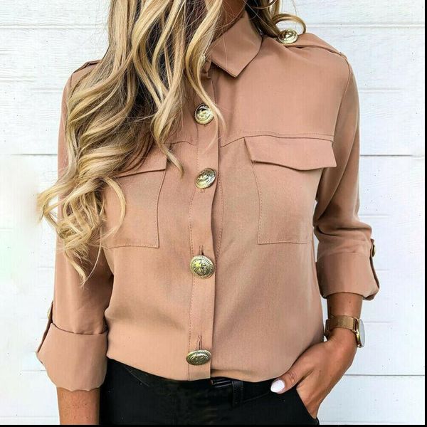 streetwear ol office vogue fashion women blouses loose long sleeve down casual top, White
streetwear ol office vogue fashion women blouses loose long sleeve down casual top, White
