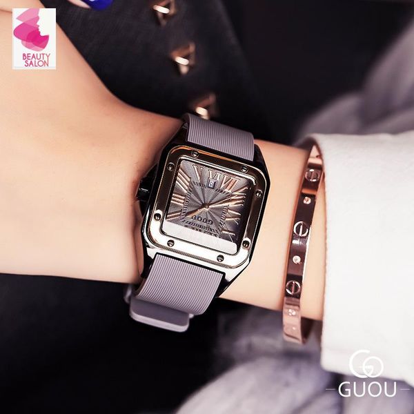 wristwatches square women watches roman numbers wristwatch rose gold case rubber silicon dress watch ladies quartz for lady, Slivery;brown
wristwatches square women watches roman numbers wristwatch rose gold case rubber silicon dress watch ladies quartz for lady, Slivery;brown