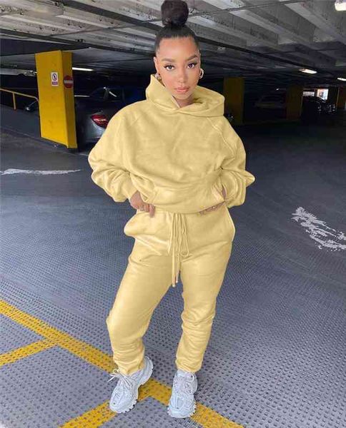 solid color set hooded sweatshirt womenpant jogger suit tracksuit matching two piece autumn winter casual outfits, White
solid color set hooded sweatshirt womenpant jogger suit tracksuit matching two piece autumn winter casual outfits, White
