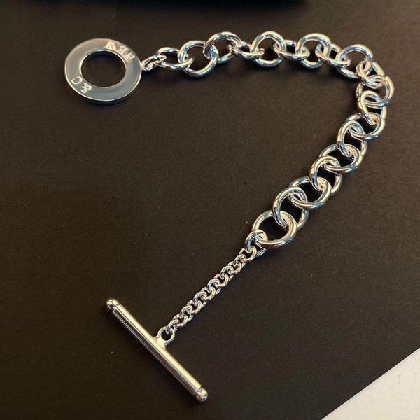 charm bracelets 1:1 real925 logo classic word round pin buckle tif bracelet couples luxury jewelry fashion brand birthday party gift, Golden;silver
charm bracelets 1:1 real925 logo classic word round pin buckle tif bracelet couples luxury jewelry fashion brand birthday party gift, Golden;silver