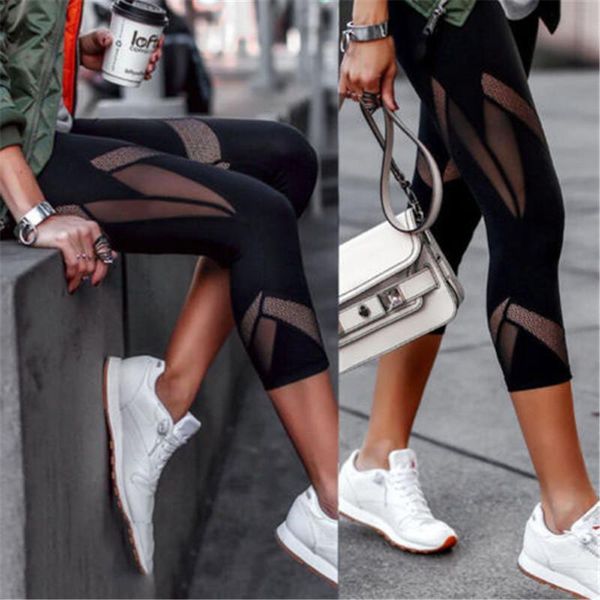 women's leggings fashion women high waist soft running loose slim stretch 3/4 pants retro, Black
women's leggings fashion women high waist soft running loose slim stretch 3/4 pants retro, Black