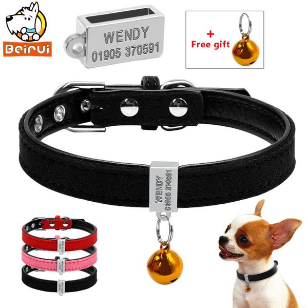 personalized dog id collar padded adjustable collars customized pet information with bell for small medium dogs xxs & leashes
personalized dog id collar padded adjustable collars customized pet information with bell for small medium dogs xxs & leashes