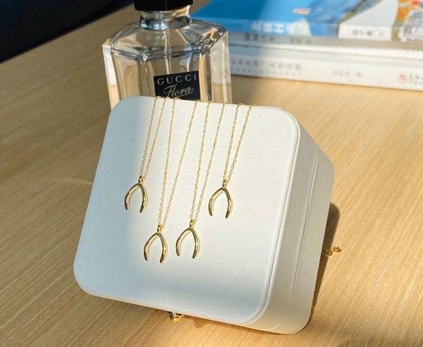 chains real 18k gold wishbone necklace original design au750 material spot k yellow simple fashion style girl gift party, Silver
chains real 18k gold wishbone necklace original design au750 material spot k yellow simple fashion style girl gift party, Silver