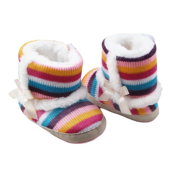 first walkers born baby girl winter warm boots rainbow stripe plush girls anti-slip soft sole fur snow booties for 0-18m
first walkers born baby girl winter warm boots rainbow stripe plush girls anti-slip soft sole fur snow booties for 0-18m