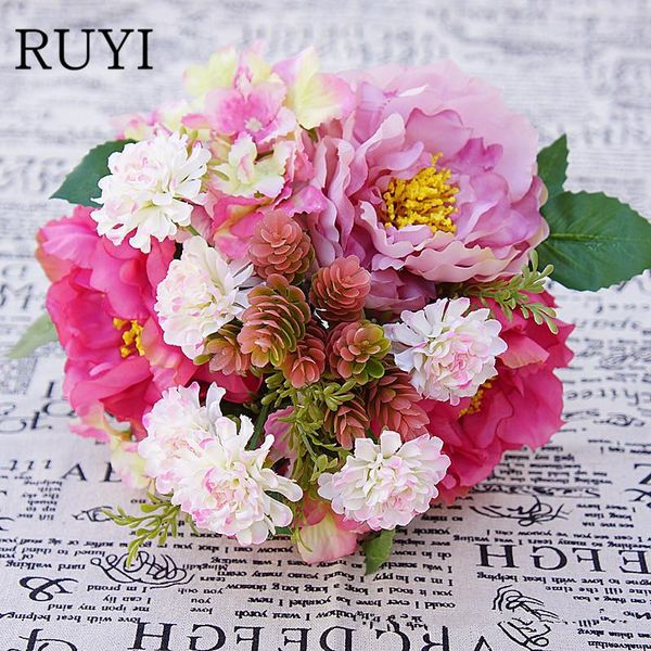 artificial peony carnations pineapple silk hydrangea diy wedding bride hand flower home room table decoration flowers decorative & wreaths
artificial peony carnations pineapple silk hydrangea diy wedding bride hand flower home room table decoration flowers decorative & wreaths