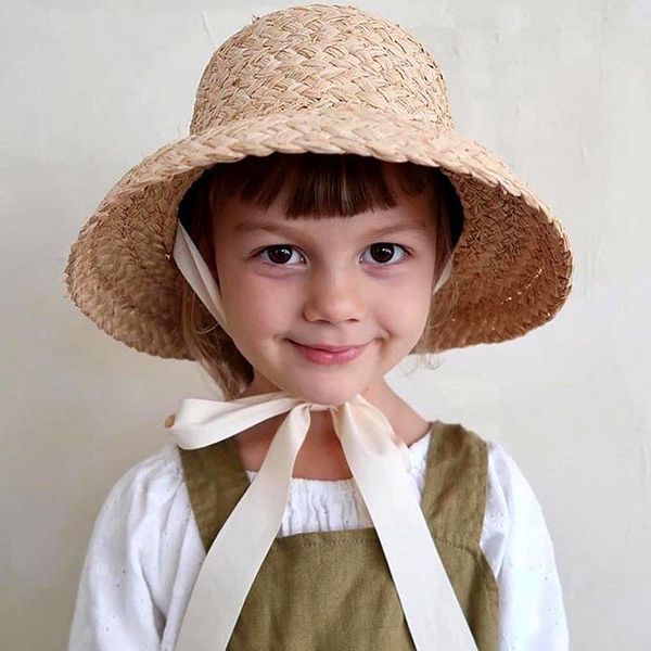 children knitted raffia hat flat sun hats for girls & boys summer vacation sunsn straw with lacing white wide brim, Blue;gray
children knitted raffia hat flat sun hats for girls & boys summer vacation sunsn straw with lacing white wide brim, Blue;gray