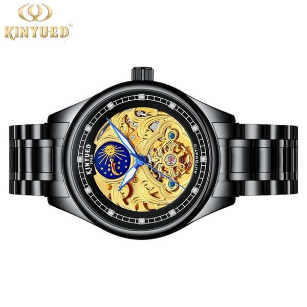 automatic mechanical watches men waterproof moon phase gold clocks men's fashion tours, Slivery;brown
automatic mechanical watches men waterproof moon phase gold clocks men's fashion tours, Slivery;brown