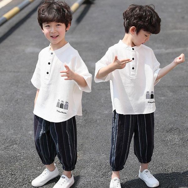 clothing sets summer children baby boys kids clothes 2021 cotton linen short sleeve shirts + shorts two piece set vetement enfant garcon, White
clothing sets summer children baby boys kids clothes 2021 cotton linen short sleeve shirts + shorts two piece set vetement enfant garcon, White