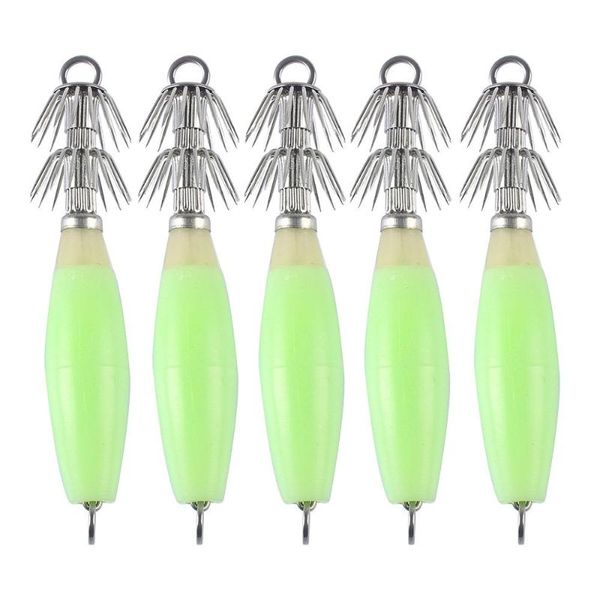 5pcs luminous lifelike squid hooks fishing jig lures artificial hard baits 
5pcs luminous lifelike squid hooks fishing jig lures artificial hard baits