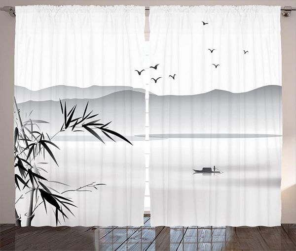 curtain & drapes asian curtains silhouette of horizontal mountains and the river with small vessel solitude theme art living room bedroom wi
curtain & drapes asian curtains silhouette of horizontal mountains and the river with small vessel solitude theme art living room bedroom wi