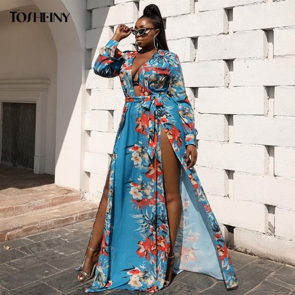 plus size dresses tosheiny woman summer 2021 dress maxi floral print deep v neck boho vestidos beach party elegant curve, Black
plus size dresses tosheiny woman summer 2021 dress maxi floral print deep v neck boho vestidos beach party elegant curve, Black