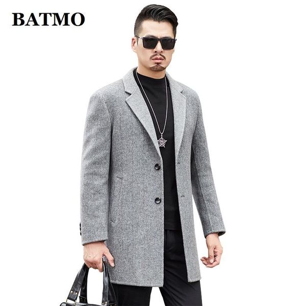 men's wool & blends batmo 2021 arrival autumn 70% casual trench coat men,men's jackets ,19b016, Black
men's wool & blends batmo 2021 arrival autumn 70% casual trench coat men,men's jackets ,19b016, Black