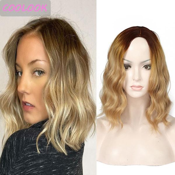 synthetic wigs 14 inch short wavy blonde ombre honey body wave for black women natural fibre false hair cosplay
synthetic wigs 14 inch short wavy blonde ombre honey body wave for black women natural fibre false hair cosplay