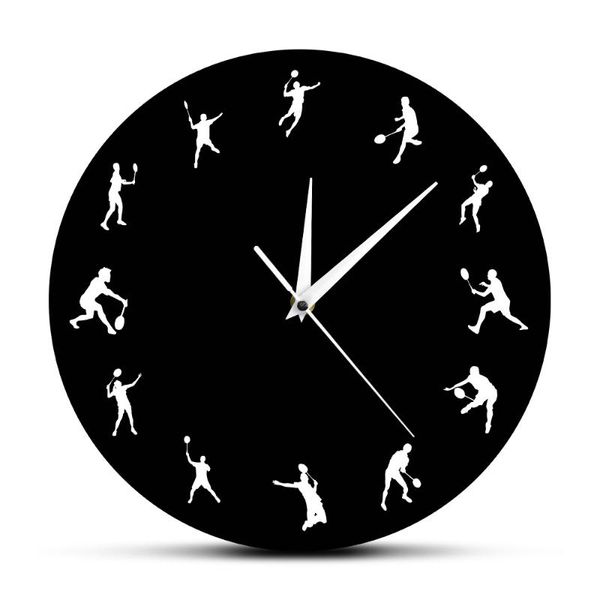 badminton time 12 players sillouette wall clock birdie deorative watch sports room decor funny gifts clocks
badminton time 12 players sillouette wall clock birdie deorative watch sports room decor funny gifts clocks
