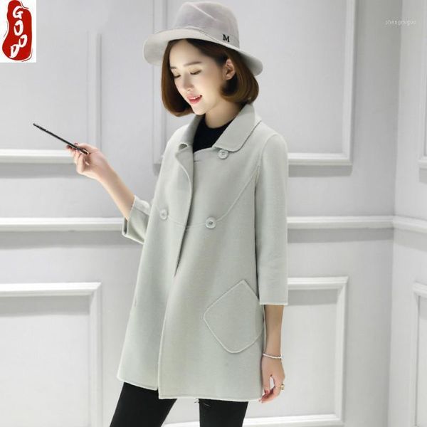 100% real wool coat female fashion ladies winter jacket women clothes 2021 cashmere korean outerwear hiver msd987 women's & blends, Black
100% real wool coat female fashion ladies winter jacket women clothes 2021 cashmere korean outerwear hiver msd987 women's & blends, Black