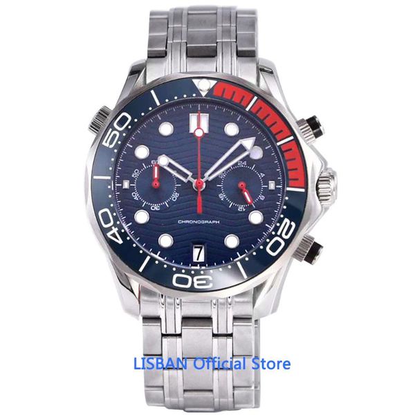 wristwatches 41mm sterile dial mens watch vk quartz sapphire glass luminous waterproof date sport chronograph function wristwatch men, Slivery;brown
wristwatches 41mm sterile dial mens watch vk quartz sapphire glass luminous waterproof date sport chronograph function wristwatch men, Slivery;brown