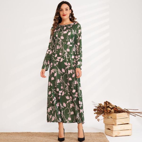 casual dresses summer fashion women's round neck all-match high-waist slim-fit long-sleeved floral long sweet and versatile a-line dres, Black;gray
casual dresses summer fashion women's round neck all-match high-waist slim-fit long-sleeved floral long sweet and versatile a-line dres, Black;gray