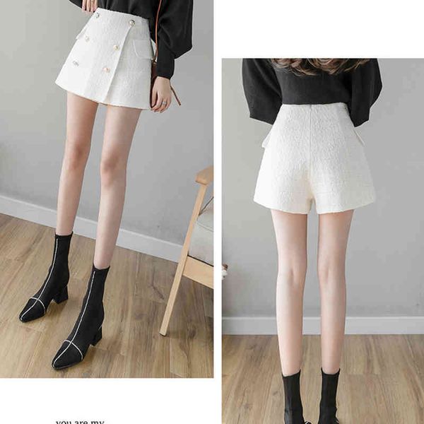 women's shorts autumn winter skirts woolen white blue or black a line mini for women double buttons zipper up short rons, White;black
women's shorts autumn winter skirts woolen white blue or black a line mini for women double buttons zipper up short rons, White;black