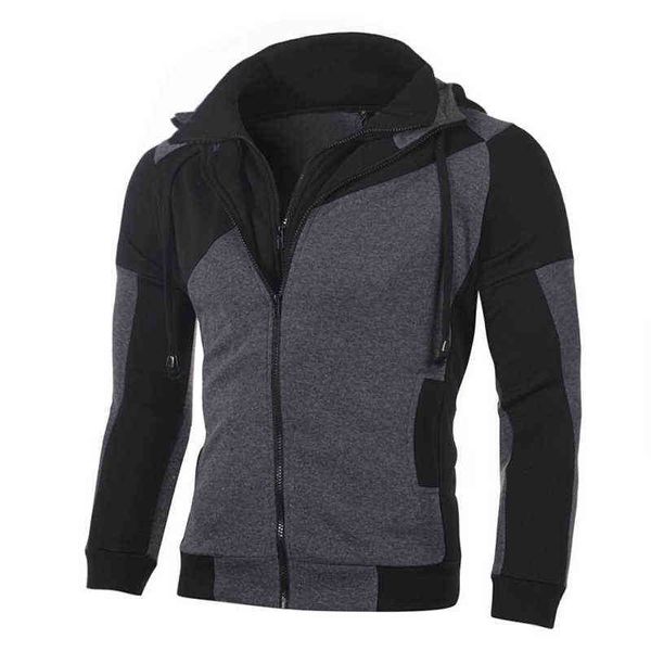 mrmt 2022 brand men's hoodies sweatshirts colorblock double zipper hooded cardigan for male slim hoodie sweatshirt w220221, Black
mrmt 2022 brand men's hoodies sweatshirts colorblock double zipper hooded cardigan for male slim hoodie sweatshirt w220221, Black