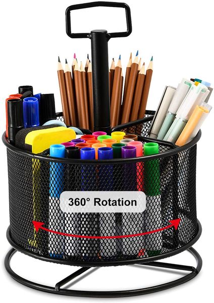 mesh deskstorage bag, 360-degree rotating multi-function pen holder, 4 compartments fixed , home office art supplies box
mesh deskstorage bag, 360-degree rotating multi-function pen holder, 4 compartments fixed , home office art supplies box