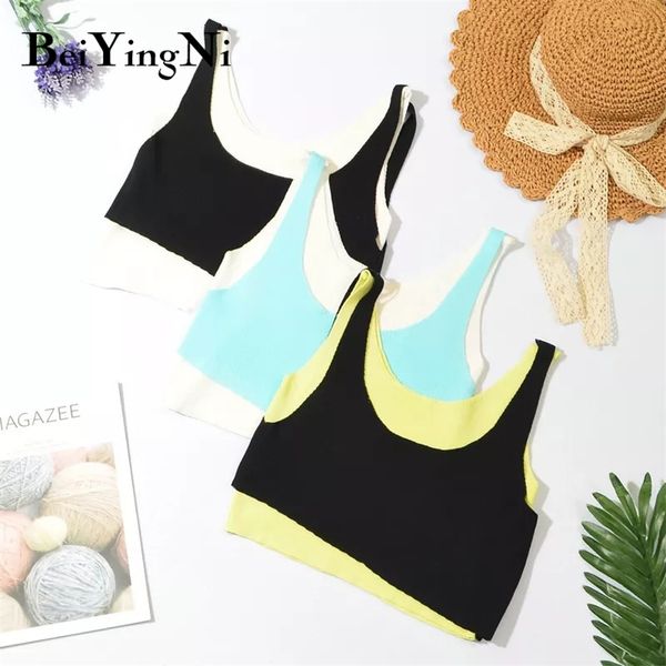 summer knitted cropped womens chic cute casual camisole fake two-piece tank female short vest kpop 210506, Black
summer knitted cropped womens chic cute casual camisole fake two-piece tank female short vest kpop 210506, Black
