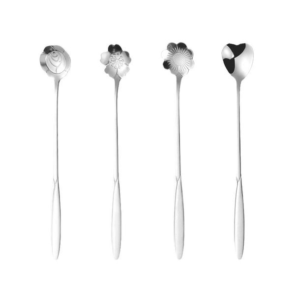 4pcs long handle silver stainless steel dinner spoon set coffee tea stirring spoons bra ice cream creative cytlery tableware
4pcs long handle silver stainless steel dinner spoon set coffee tea stirring spoons bra ice cream creative cytlery tableware