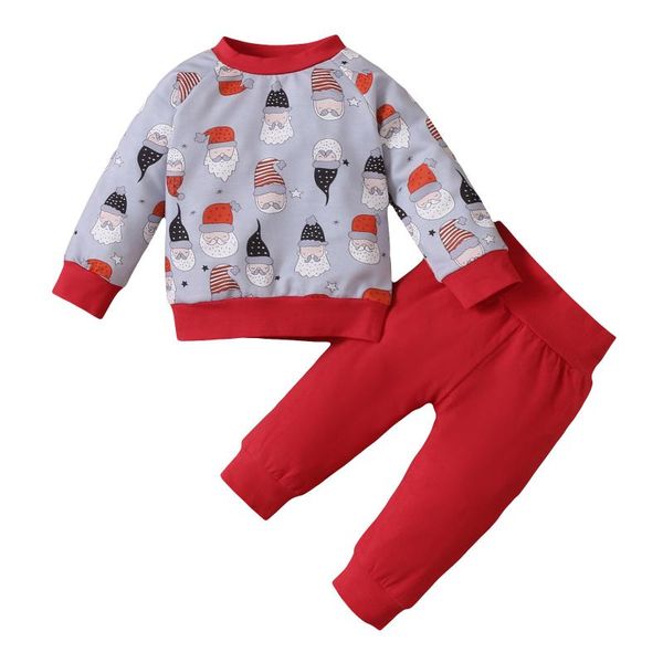 clothing sets christmas toddlers baby girls boys outfits santa print long sleeve sweatshirt + casual pants xmas clothes set, White
clothing sets christmas toddlers baby girls boys outfits santa print long sleeve sweatshirt + casual pants xmas clothes set, White