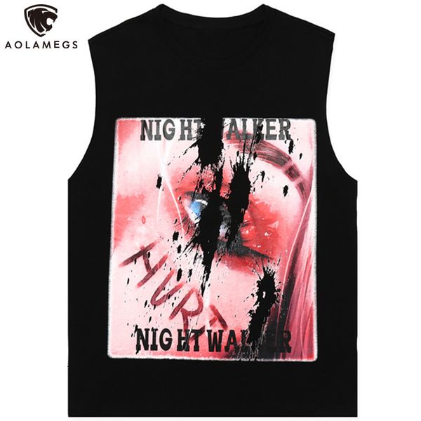 men' tank aolamegs tank man hit paint letter sleeveless graffiti t summer loose the neck vest harajuku hip hop streetwear, White;black
men' tank aolamegs tank man hit paint letter sleeveless graffiti t summer loose the neck vest harajuku hip hop streetwear, White;black