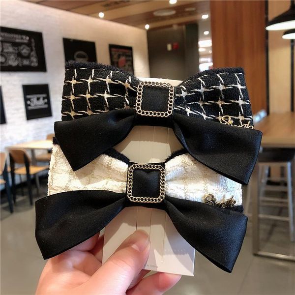 hair accessories elegant lady french style black and white plaid spring clip girl hairpin versatile butterfly hairpins for women
hair accessories elegant lady french style black and white plaid spring clip girl hairpin versatile butterfly hairpins for women