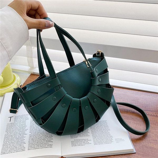 evening bags women's shoulder bag semicircle hollow out creative design leather crossbody handbags wholesale 2021 fashion female
evening bags women's shoulder bag semicircle hollow out creative design leather crossbody handbags wholesale 2021 fashion female