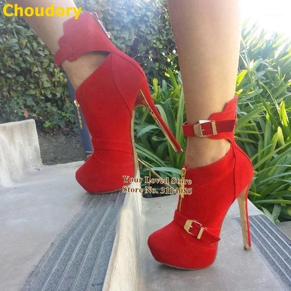 boots women red sude thin high heel gold metal buckle strap dress pumps zipper embellished nightclub gladiator booties1, Black
boots women red sude thin high heel gold metal buckle strap dress pumps zipper embellished nightclub gladiator booties1, Black