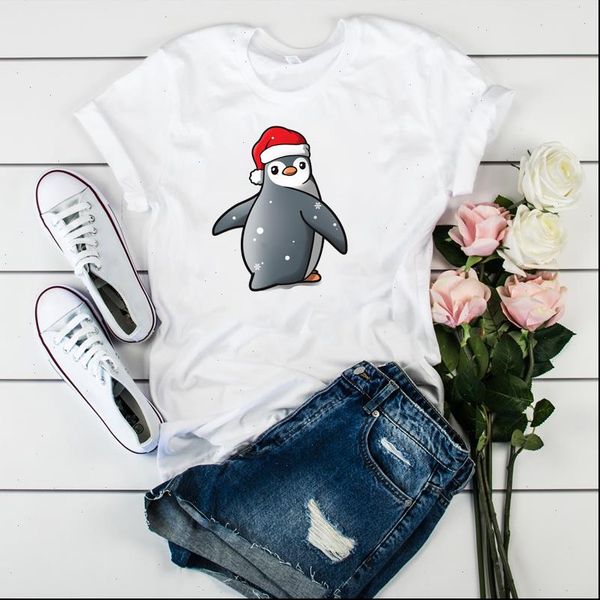 women graphic penguin snow cartoon print merry christmas tshirt female womens ladies clothes t tee shirt, White
women graphic penguin snow cartoon print merry christmas tshirt female womens ladies clothes t tee shirt, White